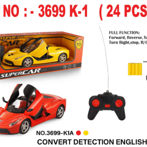 RC super car rechargable (door openable with remote)