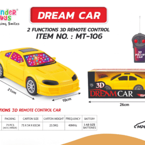 WONDER RC DREAM CAR 2 Channel