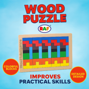 Wooden Tettris Puzzle