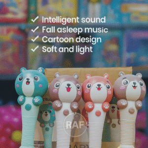 MUSICAL SOUND & LIGHT RATTLE WITH TEETHER (MOQ-16PC)