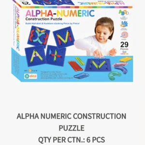 Alpha numeric construction puzzle (EKTA)
