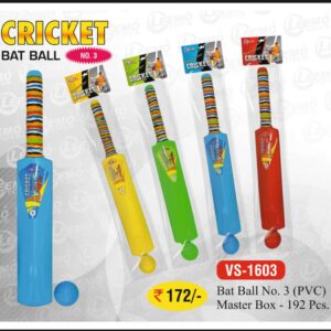BAT BALL (PVC) NO-3 VS-1603 (MOQ 12PCS) (LEEMO)