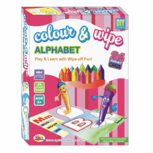 2in1 COLOUR & WIPE ALPHABET EKTA