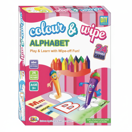 2-1 COLOUR WIPE ALPHABET