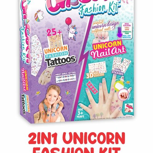 2 IN 1 UNICORN FASHION KIT
