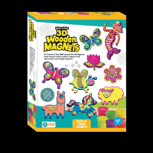 3D WOODEN MAGNETS