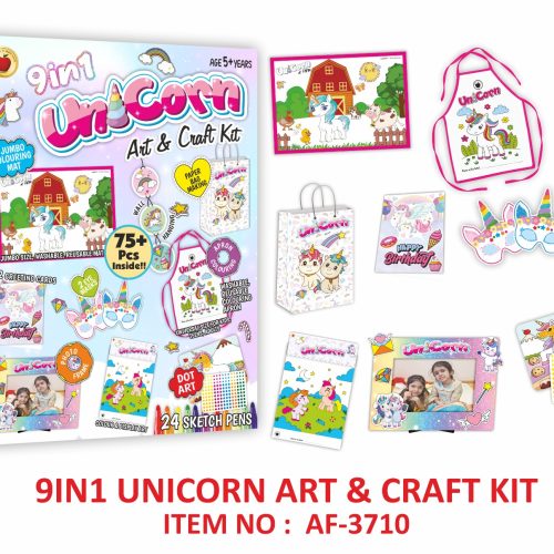 9 in 1 UNICORN ART & CRAFT KIT