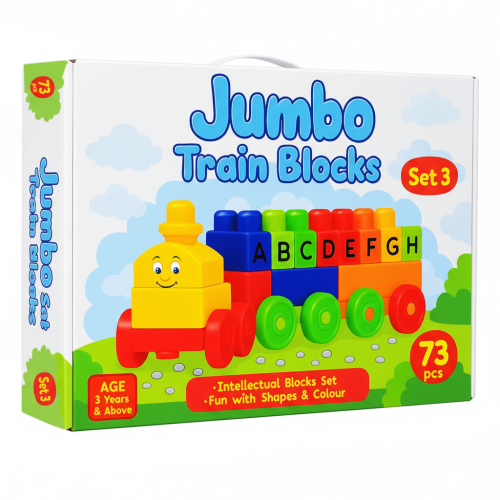 JUMBO TRAIN BLOCK SET-3