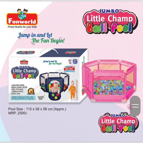 LITTLE CHAMP JUMBO BALL POOL